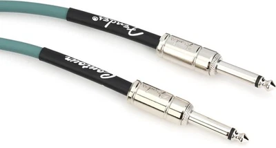 Cable de instrumento Fender Contour Series - verde Sherwood, 10 pies Foto 1 de 4