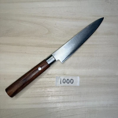 Cuchillo de cocina japonés, pelar, #1000, usado, hecho en Japón 125/230 mm, 55 g Foto 1 de 4
