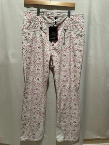 Bogner Fire + Ice x Loveshackfancy Ski Pant Women US 12 Irene Luxury Pink Floral - Picture 1 of 11
