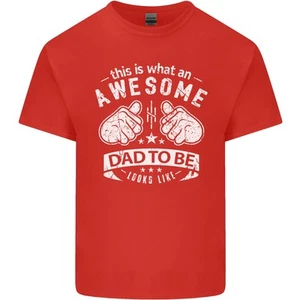 Sorprendente Papá para Ser Miradas Nuevo Papá Hombre Luz Camiseta Algodón - Imagen 1 de 29