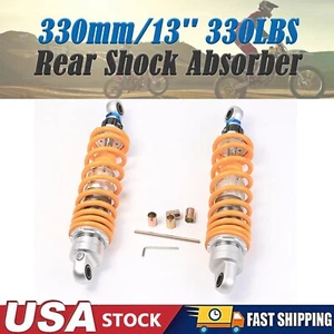1 Pair Of 330mm 13" 330LBS Rear Shock Absorber For Dirt Pit Bike CT70 CT90 CT110 - Picture 1 of 10