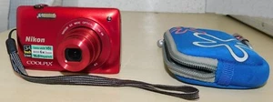 π Nikon COOLPIX S4300 fotocamera digitale rossa 16,2 MP in custodia - Foto 1 di 5