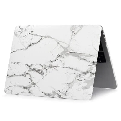 硬壳 适合 Apple MacBook PRO AIR 13" 2020 型号 A2251/A2289 A2179大理石哑光 — 第 1/4 张图片