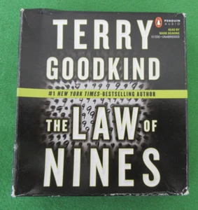 AUDIOBOOK ON 12 CDs -THE LAW OF NINES BY TERRY GOODKIND- UNABR; 2009; STANDALONE - Foto 1 di 7