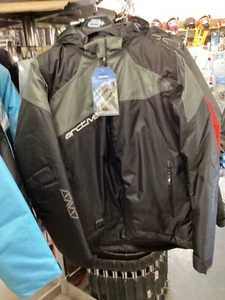 Arctiva snowmobile jacket black/grey, Large - Picture 1 of 1