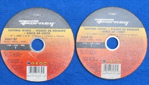 Pack de 2! Discos de corte Forney eje de 4" x 0,040" x 5/8 pulgadas - 2 discos en total - Imagen 1 de 1
