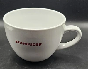 Starbucks Logo Wide Mouth Coffee Mug Cup Large 18 oz Cappuccino Soup - Picture 1 of 6