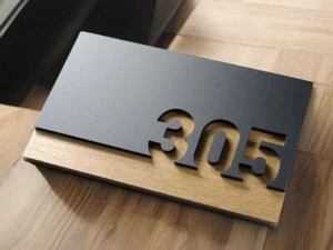 Personalized Home Address Sign house number Custom House Number Plaque - Picture 1 of 4
