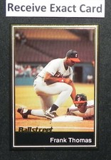 Frank Thomas 1991 Ballstreet Gold Card # 23 _ LOW MAIL COST _ Exact Card (SS)