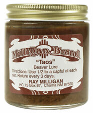 Milligan Taos Beaver Castor Trapping Lure - 1 oz Glass Jar