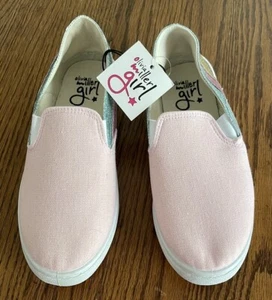 Olivia Miller Glitzer Mädchen modische Turnschuhe Neu mit Etikett - Bild 1 von 6