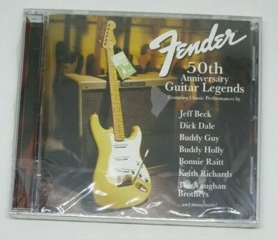 FENDER 50th Anniversary Guitar Legends CD Jeff Beck Eric Clapton Buddy Guy NEW Foto 1 de 2