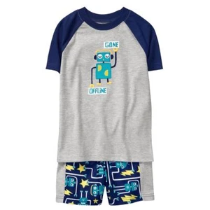 NWT Gymboree Boys Pajama set Robot 3, 4, 5/6 - Picture 1 of 1