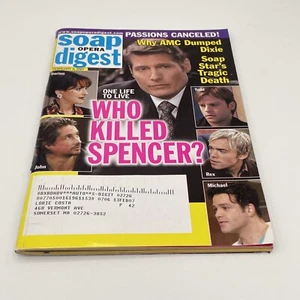 Soap Opera Digest Feb 6, 2007 Magazine TV Who Killed Spencer? - Imagen 1 de 3