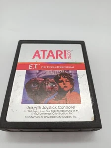 ET The Extra Terrestrial Atari 2600 Videospielkassette nur 1982 Filmspiel - Bild 1 von 3