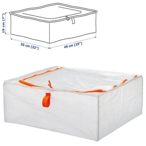 Große stapelbare Aufbewahrungstasche Kleiderkoffer Polypropylen Saisonaler Schrank Organizer - Bild 1 von 14