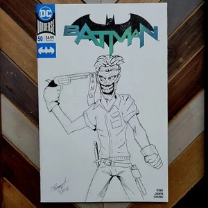 BATMAN #50 EN MUY BUEN ESTADO (DC 2018) firmado en blanco + boceto de bromista SEBASTIAN BONET Selina Kyle - Imagen 1 de 6