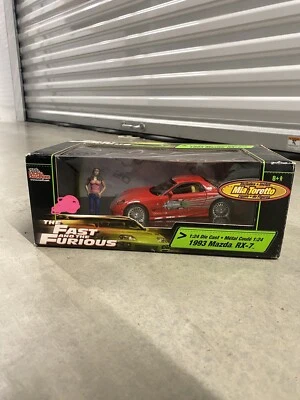 CIB Racing Champions Fast & Furious Mia Toretto 1993 Mazda RX-7 1:24 Scale - Image 1 of 4