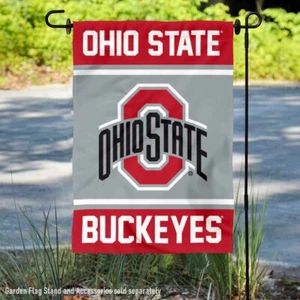 Ohio State University Garden Flag and Yard Banner - Picture 1 of 4