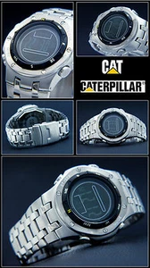 BOMBASTICH CAT Herrenuhr sportlich digital mit Sensoren 3 BAR Edelstahl kompass - Picture 1 of 1