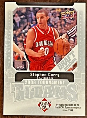 2009-10 Upper Deck Draft Edition - Tournament Titans Stephen Curry #TT-SC (RC) - Image 1 of 4