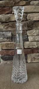 Vintage Portico Fifth Avenue Crystal Decanter and Stopper 20oz Made In Poland - Bild 1 von 8