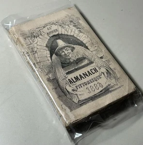 ANTIKES FRANZÖSISCHES TASCHENBUCH 1884 ALMANACH PITTORESQUE 44. ANNEEJAHR ALMANAK - Bild 1 von 8