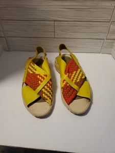 NIKE AIR HUARACHE RUN ULTRA 885118-701 taglia 8 verde giallo arancione - Foto 1 di 7