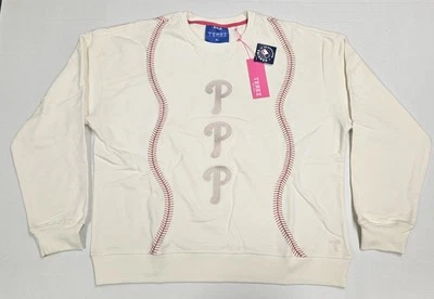 Puntada de béisbol Terez x MLB Philadelphia Phillies cuello redondo - para mujer talla XL Foto 1 de 4