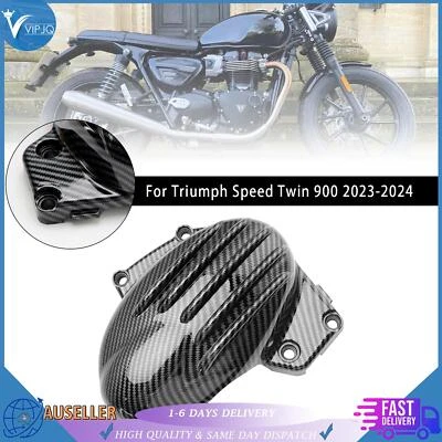 Front Sprocket Chain Guard Fairing Cover For Speed Twin 900 2023-2024 Carbon - image 1 of 4