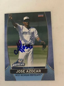 Jose Azocar 2016 Signed West Michigan White Caps Team Card - Picture 1 of 1