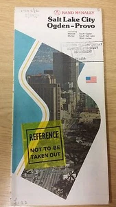 Salt Lake City, Ogden, Provo: Rand McNally Map (M15) - Picture 1 of 1