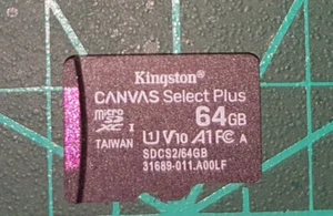 Tarjeta Micro SD FunKey S de 64 GB completamente cargada - Imagen 1 de 1
