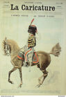 La Cartoon 1886 No. 328 Belgian Army Caran d'Ache Joséphine Sorel Loys