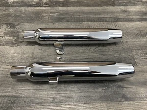 MAC Yamaha 1986 1987 XJ700 700 Maxim Chrome T/T Muffler Slip On Pipes * - Picture 1 of 8