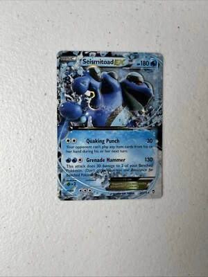 2014 Pokemon Furious Fists Holo Rare 20/111 Seismitoad Ex Near Mint - Mint - Image 1 of 2