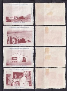 España 1953 Cartel Sello Cenicienta I Exposición Filatélica Gran Canaria Marrón - Imagen 1 de 1