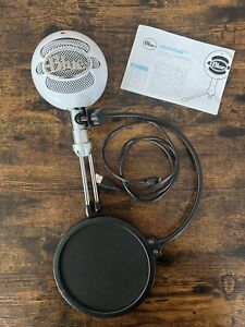 Blue Snowball Ice USB Plug & Play Microphone + pop Filter Recording / Streaming