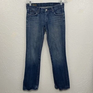 Citizens Of Humanity Kelly Low Waist Bootcut Stretch Women's Blue Jeans 27 x 32 - Picture 1 of 11