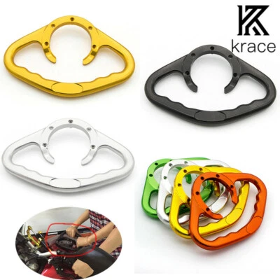 Para NINJA 500 EX500 500R 1987-2001 CNC Pasajero Empuñadura Tanque Agarre Gas Tapa Aceite Foto 1 de 4