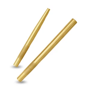 2 Piece Set Brass Drift Punch Set 3/8in to 5/8in 3/4in Hand Tool Punches - Picture 1 of 9