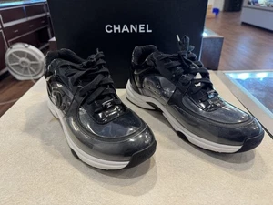 Chanel Zapatillas PVC Transparente Talla M 10 LS (346720) - Imagen 1 de 10