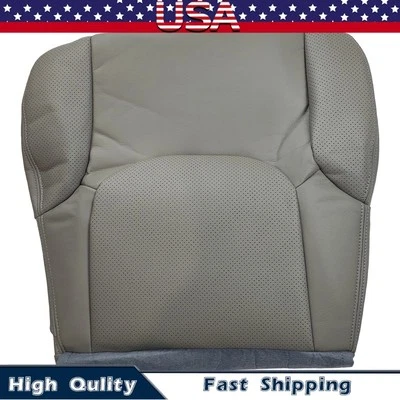 Cubierta de asiento de cuero perforada inferior del conductor delantero para Nissan Frontier 2005-2021 Foto 1 de 4