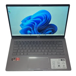 DAMAGED ASUS ZenBook Flip 14 UX462DA AMD Ryzen 5 3500U 8GB RAM 256GB SSD Win 11 - Picture 1 of 10