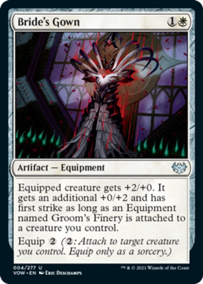 x1 Bride's Gown - Innistrad: Crimson Vow - NM - MTG - Image 1 of 1