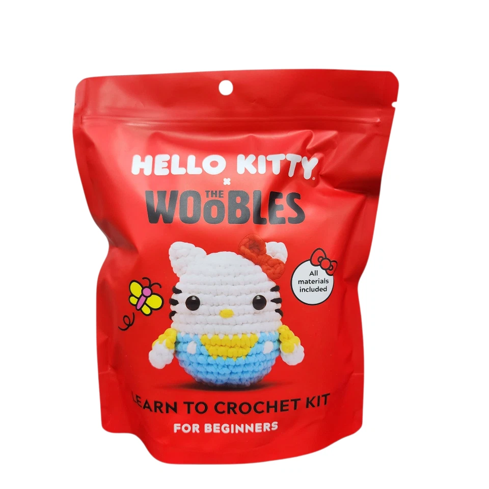 The Woobles Beginner Crochet Kit | Hello Kitty