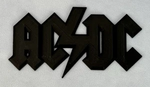 AC/DC logo 3-D printed - Picture 1 of 5