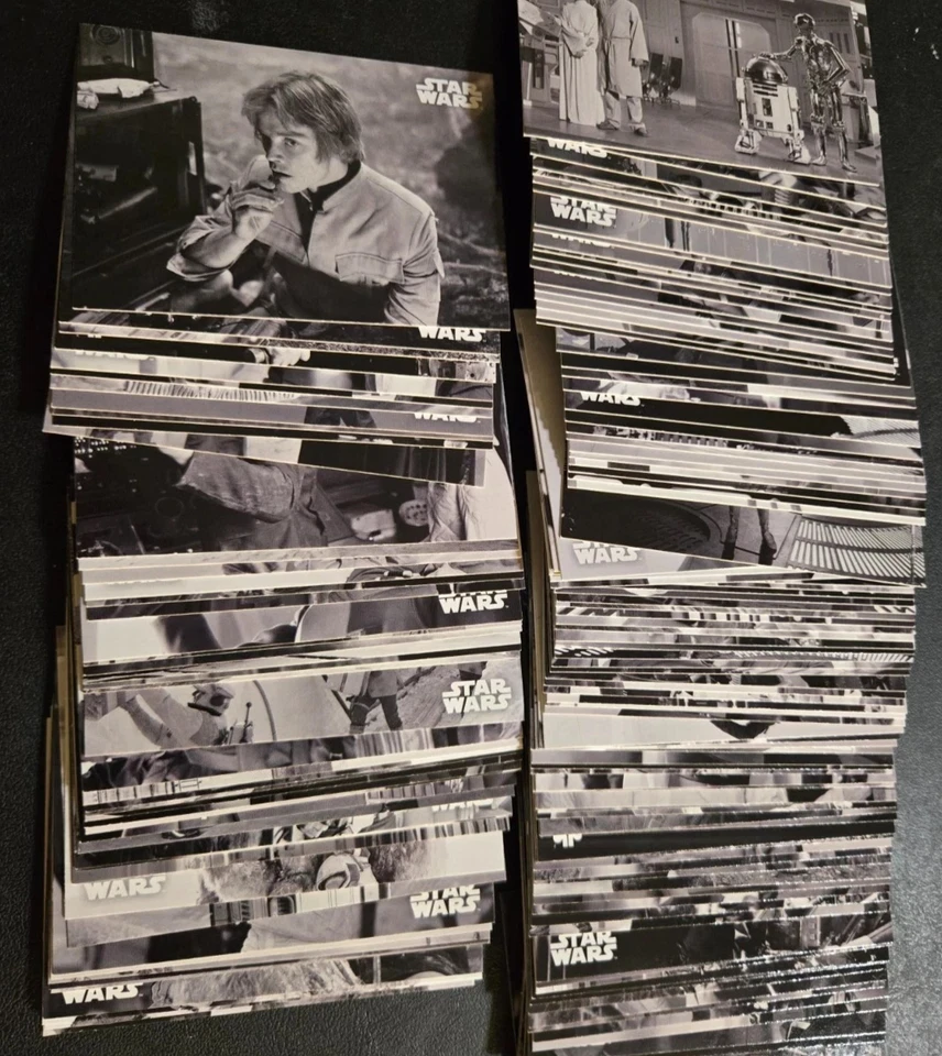 Juego Completo Base Topps Star Wars Empire Strikes Back Blanco y Negro (150 Cartas) Foto 1 de 1