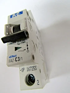 ✌️NEW EATON FAZ-C3/1-SP MOTOR PROTECTION CIRCUIT BREAKER 3 AMP - Picture 1 of 7