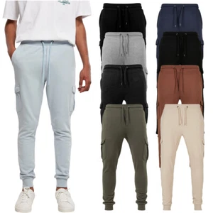 Urbanclassics Sweatpants Jogginghose Fitted Cargo Jogger Men's Trousers - Picture 1 of 98